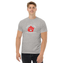 Load image into Gallery viewer, Anarchy Club VP Dark - Men&#39;s heavyweight tee
